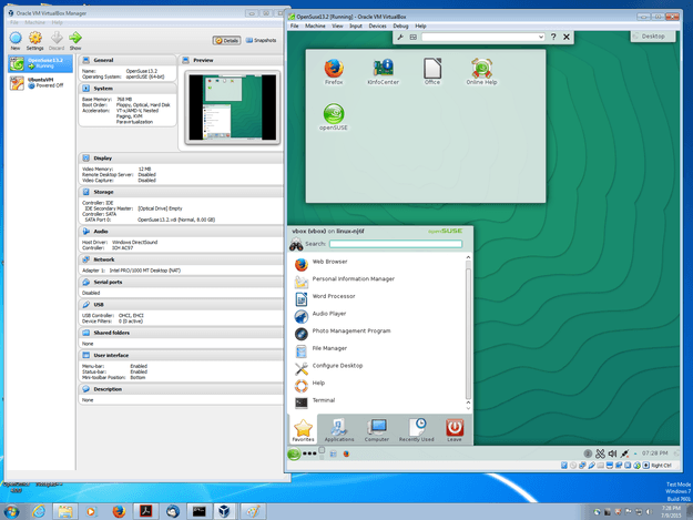 VirtualBox preview