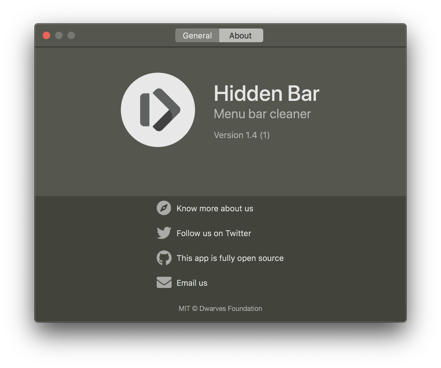 Hidden Bar preview