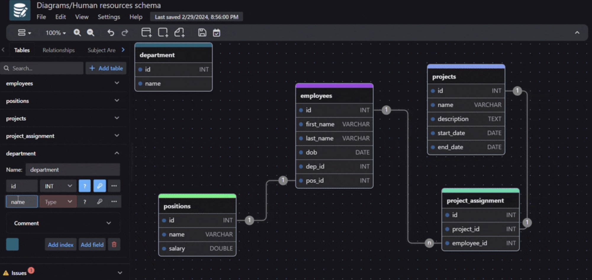 drawDB preview