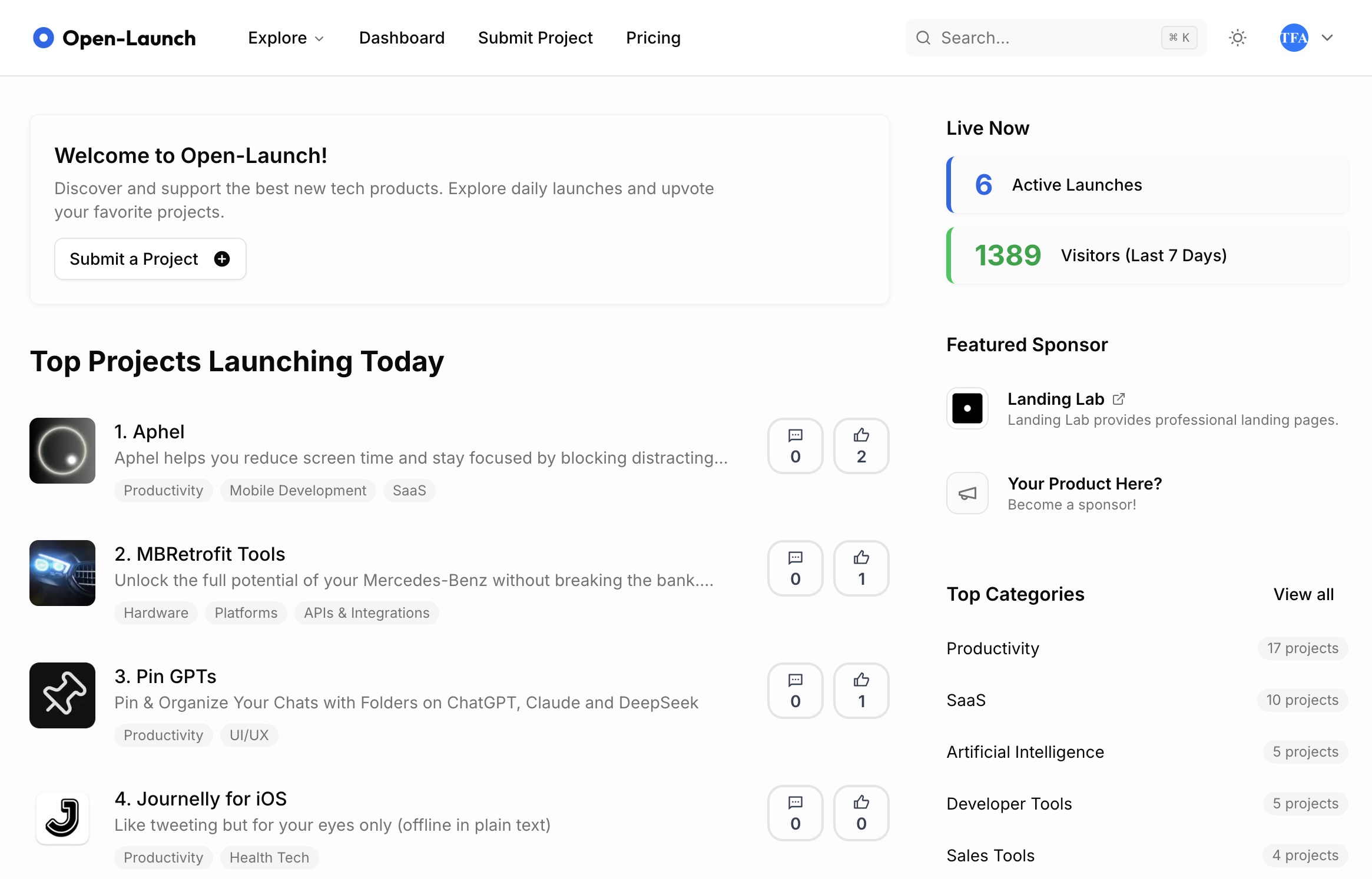 Open Launch preview