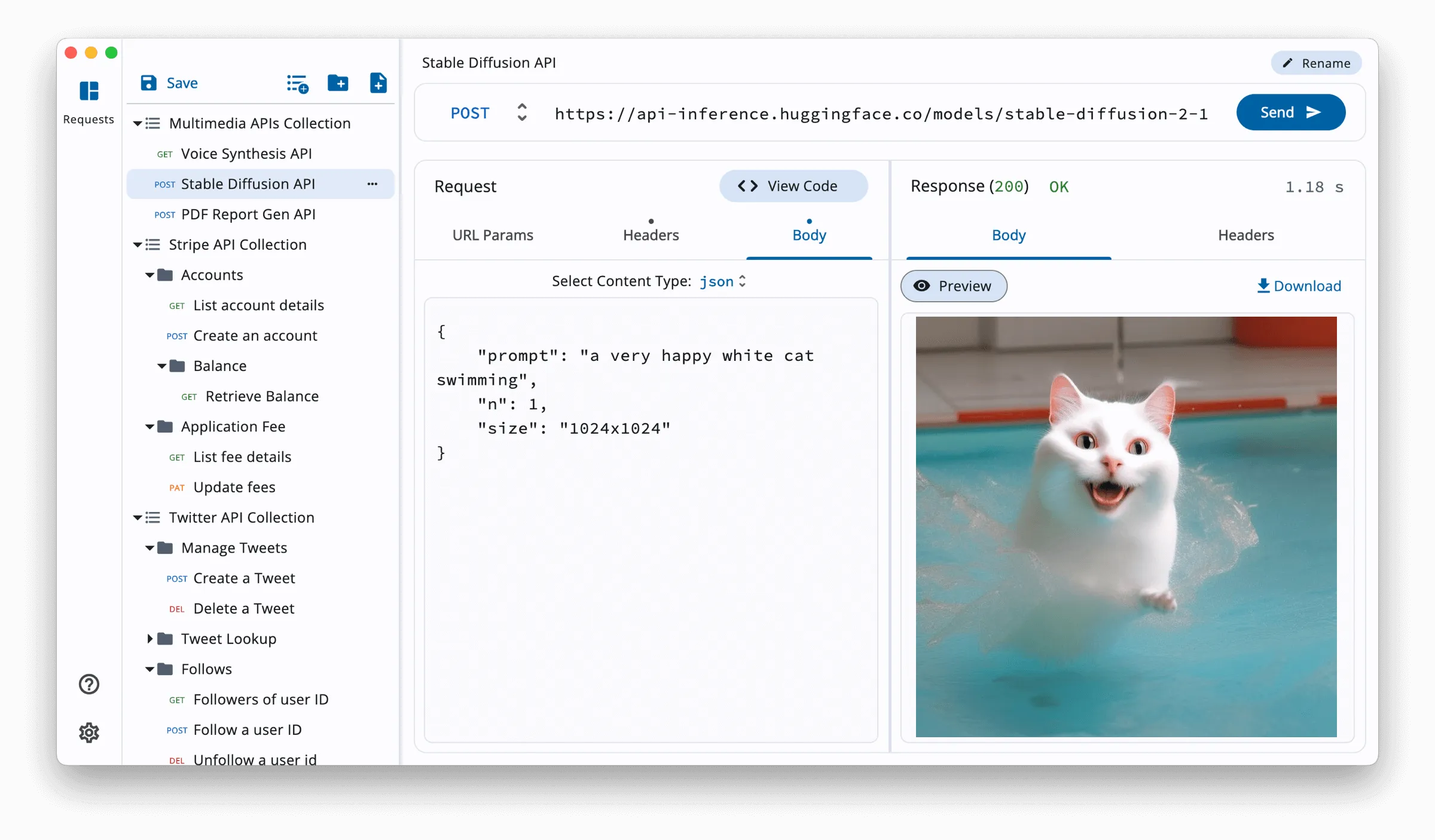 API Dash preview